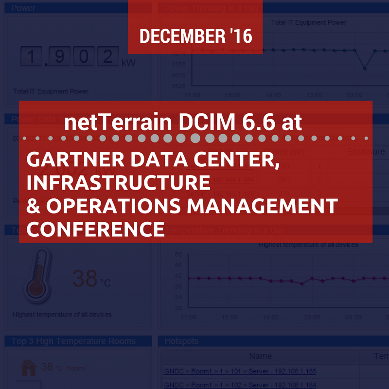 netTerrain 6.7  @ Gartner’s Data Center Conference