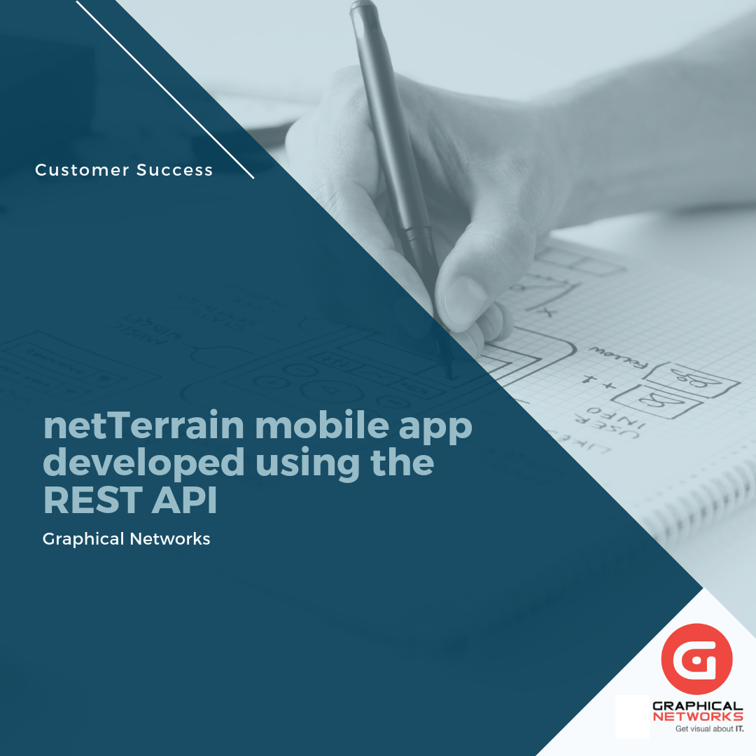 netTerrain mobile app developed using the REST API