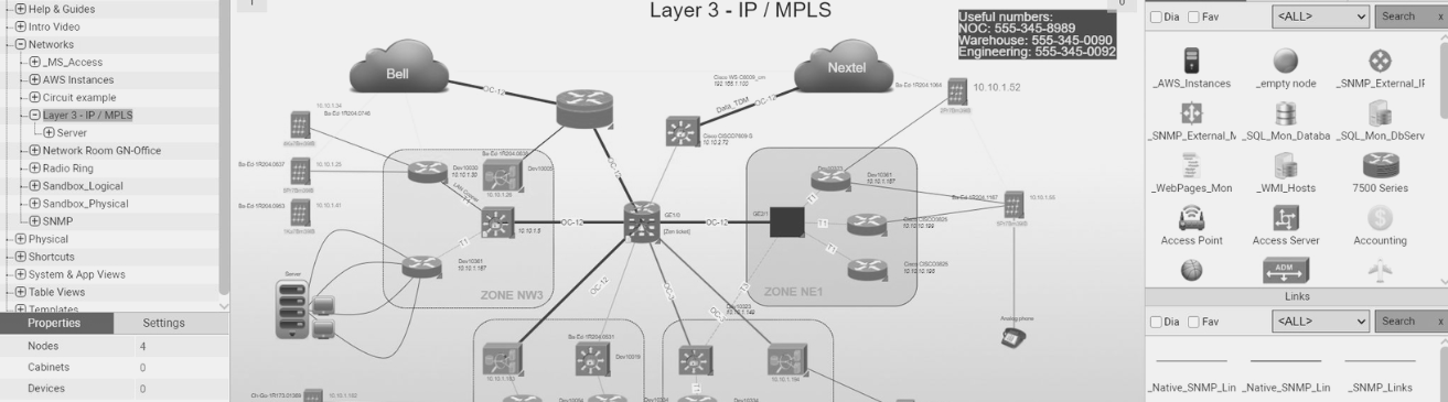 logical network diagram visio template