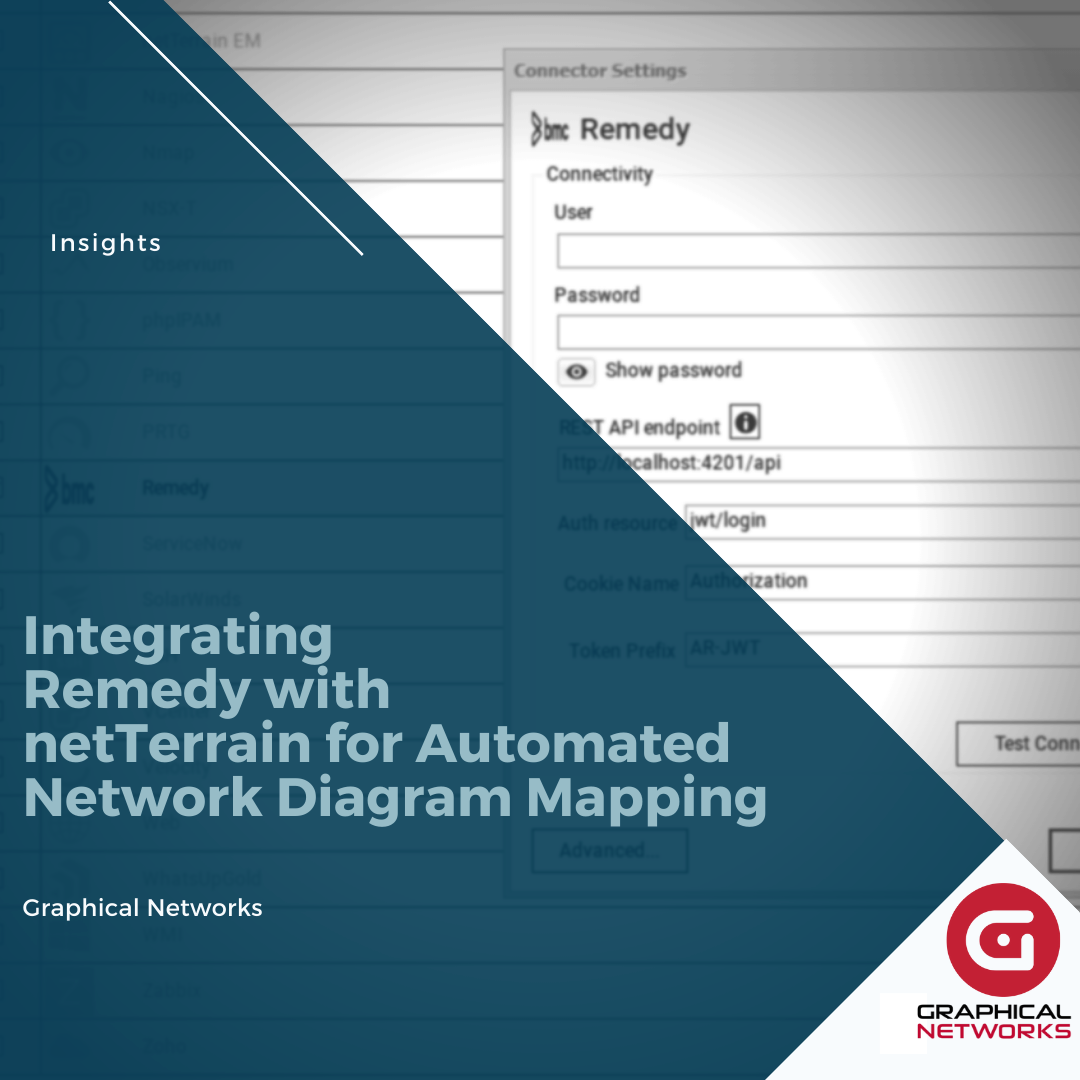 Integrating BMC Remedy with netTerrain for Automated Network Diagram Mapping
