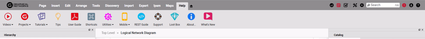 NetTerrain 10 fresh GUI help bar
