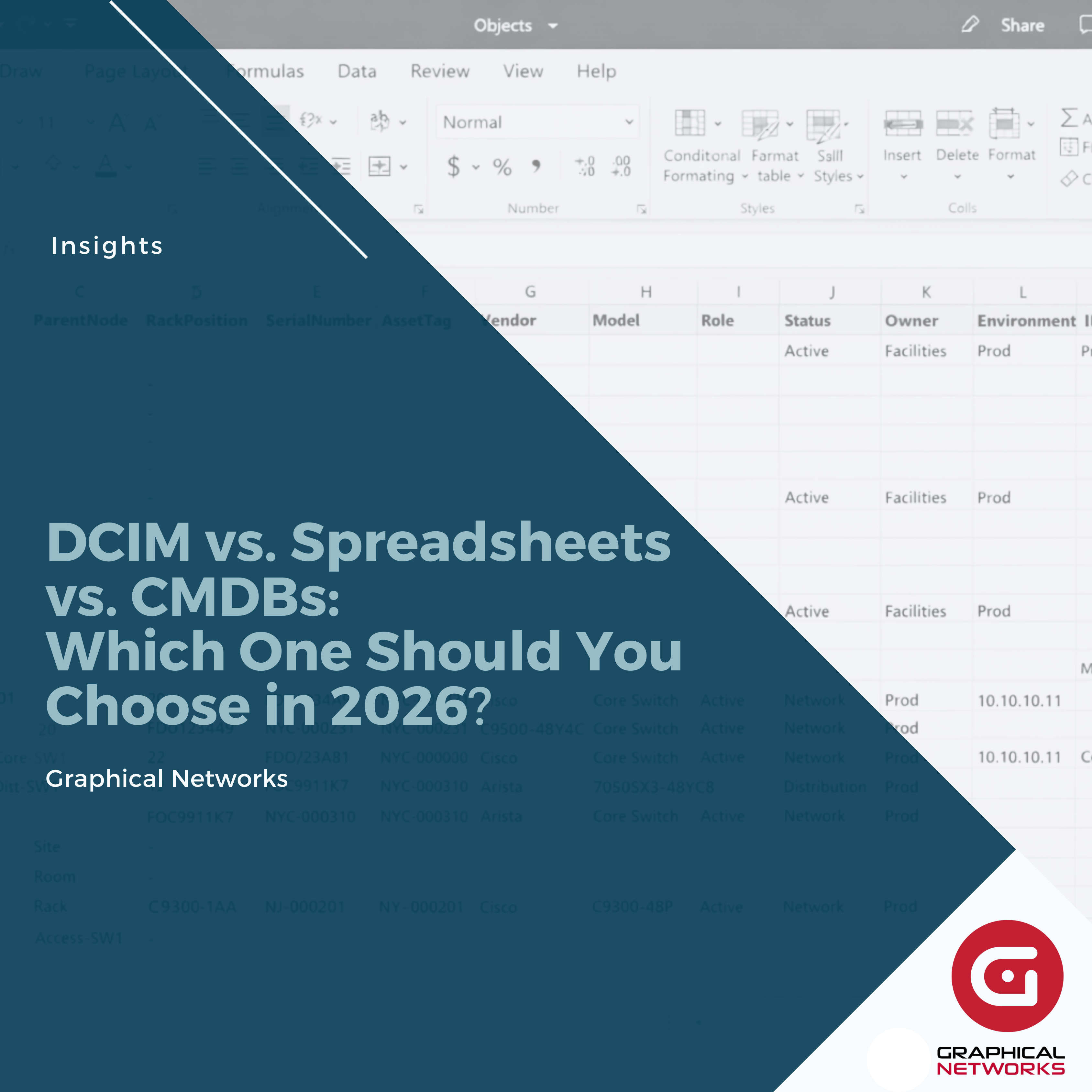 DCIM vs. Spreadsheets vs. CMDBs: Which One Should You Choose in 2026?