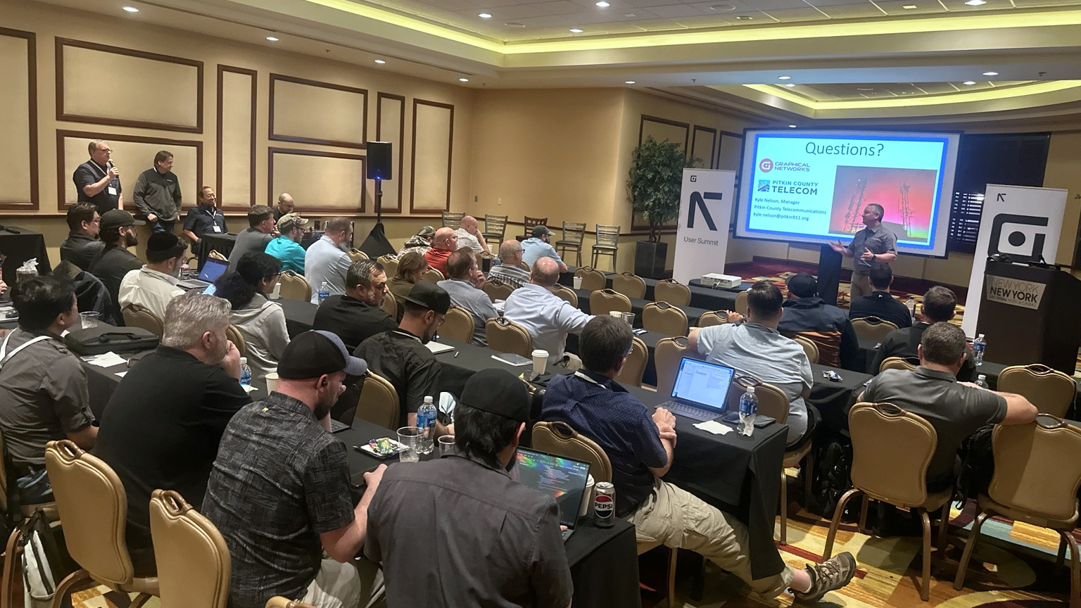 Attendees gathered for a presentation at the 2026 netTerrain User Summit.